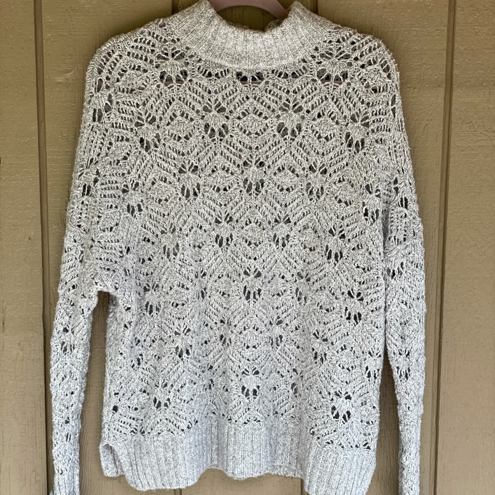 Faux turtle neck sweater
